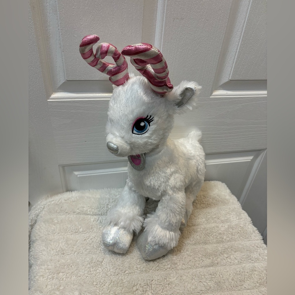 Build A Bear Candy Cane Glisten The Reindeer Plush